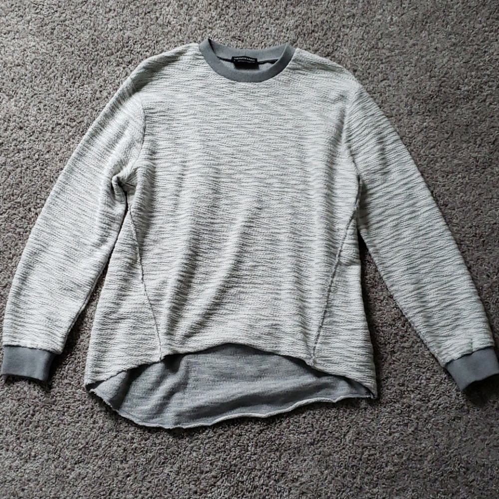Hi/Lo hem sweatshirt